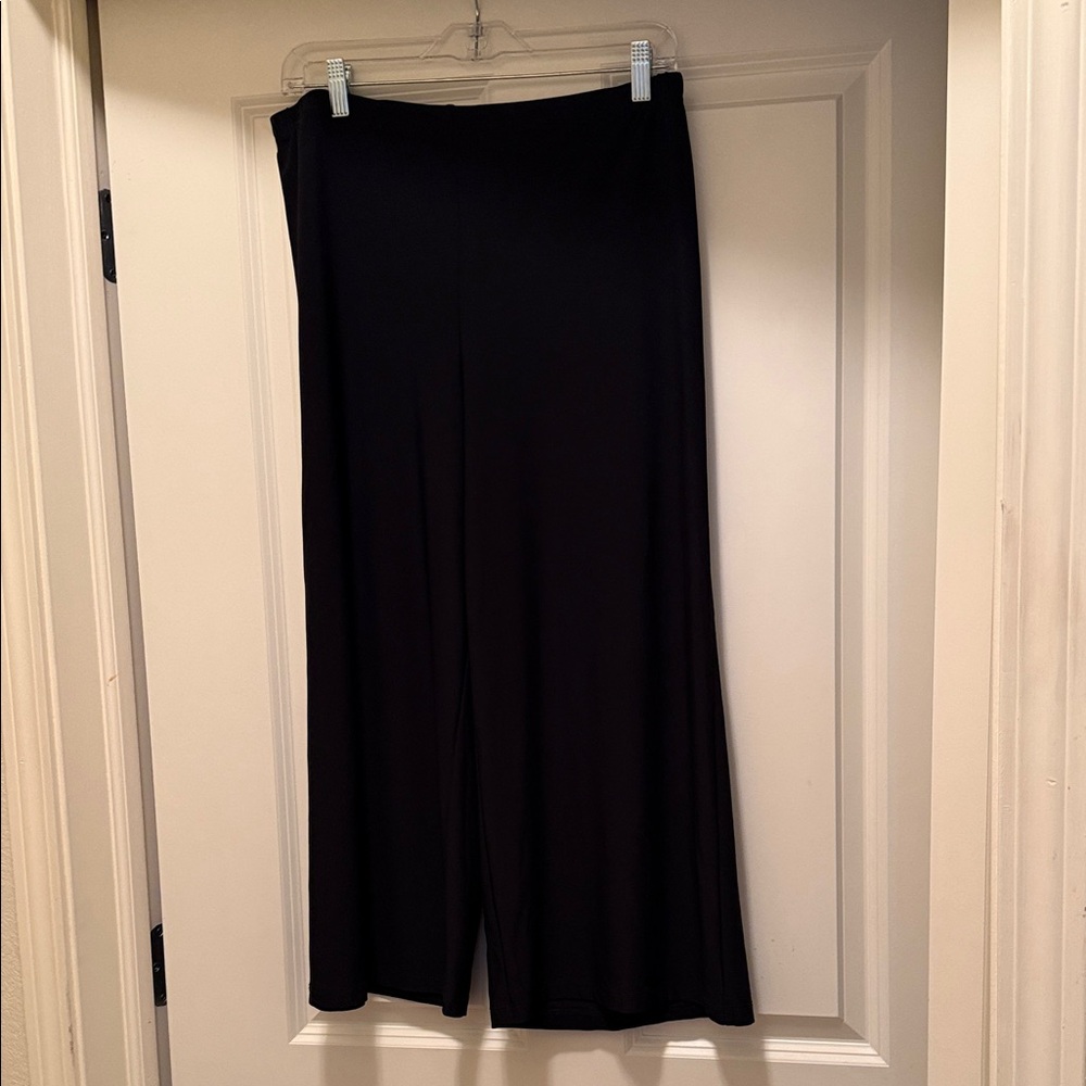 Attitudes by Renee Black Wide-Leg Pants
